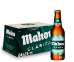 Pack 24 Botellines de 25cl de Mahou Clásica Original por 6.99€
