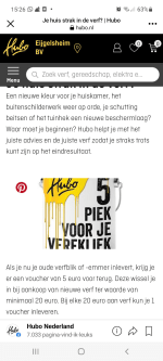 Oude verfresten levert korting op