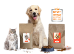 Ontvang een gratis testzak (hondenvoeding) of 20% korting op je eerste bestelling
