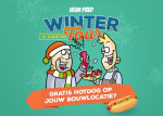 Gratis broodje hotdog op diverse bouwlocaties in Nederland
