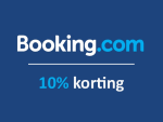 Krijg 10% korting op je vakantie bij Booking.com