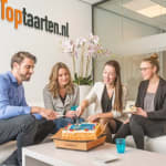 Toptaarten €5 korting erg handig €5 korting leuk lekkere taart