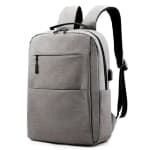 Mochila Crusec gris para computador de 3 piezas por $9.990