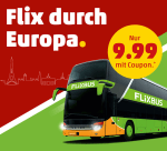 Met Flixbus een enkele reis door Europa voor €9,99 dmv voucher (duitsland)