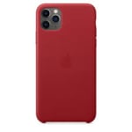 Apple iPhone 11 Pro Max Official Leather Cases - Red for £9.98 at MyMemory