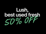 50% korting op Lush