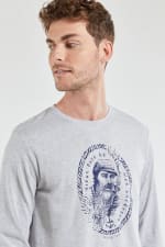 T-shirt manches longues "vieux marin" - coton