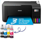 Imprimante epson multifonction A4 Wi, 3 ans d’encre inclus à 138,12€