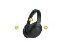Casque audio à réduction de bruit Bluetooth Sony WH1000XM4 Noir à 229€