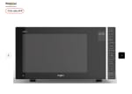 Microondas con grill Whirlpool MWP 303 SB 900W 7 niveles 30l por 92,65€