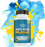 Mas Plus Multivit - Multivitaminas y Minerales - Complejo vitaminico Con Vitamina C y Vitaminas del Tipo B y Minerales - Efecto Energizante por 9.99€