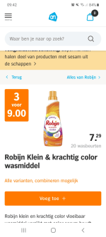3 flessen robijn klein en krachtig voor 9 euro