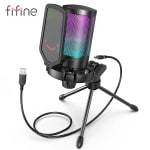 Microfone da Fifine, modelo Ampligame - R$ 233,70