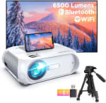 BOMAKER S5 Proyector WiFi, 6500 Lúmenes Full HD Proyector Portatil por 78,98€