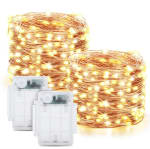Maxsure Guirnalda Luces Pilas, 12M 120 LED por 5,69€