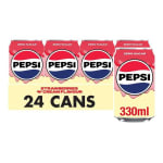 Pepsi Strawberries n Cream or Cream Soda 24 x 330ml - £8