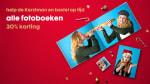 30% korting op alle fotoboeken bij Hema