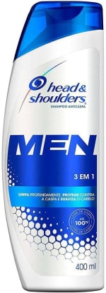 Shampoo Anticaspa Masculino da Head & Shoulders de 400ml - R$ 13,94