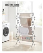 Songmics opvouwbaar droogrek met stalen frame voor €14,99 bij Ochama