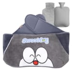 Bolsa de Agua Caliente con Funda de Felpa Suave, 1L por 6,99€