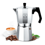 Cafetera Italiana Mokclassic 1200 Shiny 12 tazas marca Cecotec por 16,90€