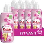 Diverse varianten Robijn wasverzachter 8 x 33 wasbeurten voor €14,86 bij Bol