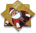 20 servilletas con motivos navideños de guata de 33 x 33 cm, 3 capas, Santa 2021, por 1,40€