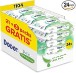 Dodot Toallitas Pure Calma & Protege Para Bebé 24 Paquetes De 46 Unidades =1104 Toallitas por 30,36€