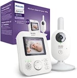 Philips Avent Digitale Videobabyfoon - 2,7 inch kleurenscherm - Hoge resolutie beeld en nachzicht - Beveiligde verbinding - Terugspreekfunctie - Slaapliedjes - Tot 300 meter bereik - SCD833/26