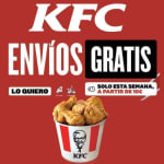 KFC Gratis Envíos a partir de 10€