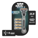 Rastrillo para Afeitar Recargable + Repuestos + 4 pzas por $83 en Walmart