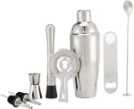 Amazon Basics 8-Piece Stainless Steel Bar Tool Set with 710ml Shaker - £8.61