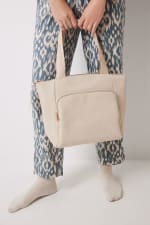 Women'secret Bolso grande engomado beige por 8,99€