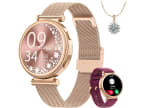 Reloj Fitnynxos Inteligente Mujer 24H Pulsómetro SpO2 Sueñ /120+ Modo Deporte por 35,99€
