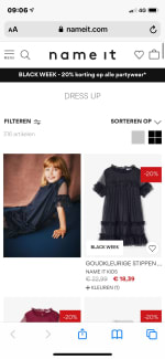 20% korting op alle partywear