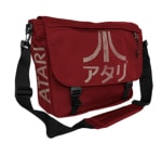 Bandolera grande con logo de Atari en japonés roja a solo 19,99€