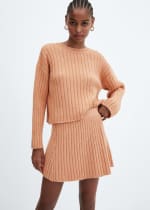 Falda canalé evasé para Mujer por 3.99€