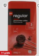Hema filterkoffie 1+1 gratis