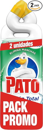 6 botes Pato Limpiador WC, Frescor Total 750ml por 10,50€