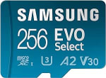 Samsung EVO Select Plus - Tarjeta de memoria micro SD + adaptador 256GB por $472