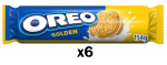 6 Paquetes de Galletas rellenas de crema de vainilla Golden Oreo 154 g. por 5.28€