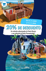 Playmobil 20% de descuento en artículos seleccionados