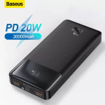 Carregador portátil com carga de 30000mah da BASEUS - R$ 342,87