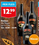 Baileys 0,7 liter voor €12,99 bij Hoogvliet