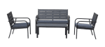 Juego Set Terraza Milano 4 Piezas Con Cojin Northwest por $269.990