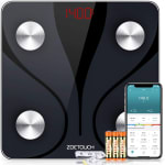 1byone Báscula de Grasa Corporal Bluetooth, Vasculas de Peso Grasa Corporal, Balanza de Baño con APP para iOS y Android