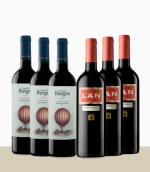 Pack «Dúo Rioja Ribera», con 6 copas gratis. 5€ de descuento de bienvenida en la primera compra en la web.