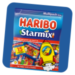 €1 cashback op de Haribo Starmix Multipack verpakking