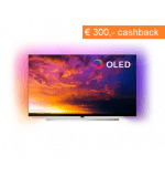 Philips 65OLED854 + 10 films cadeau uit Rakuten TV voor €1.699 dmv cashback