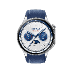 OnePlus Watch 2 Zilver (Blauwe Leren Band) + OnePlus Buds 3 + Rubber Strap voor €179 bij Oneplus